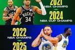 明年轮到勇士？两届NBA杯冠军湖人&雄鹿均为三年前的总冠军